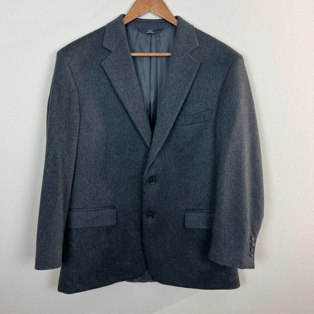 Brooks Brothers Blazer Jacket‎ Mens 41R Cashmere Tollegno 1900 Madison Fit 346
